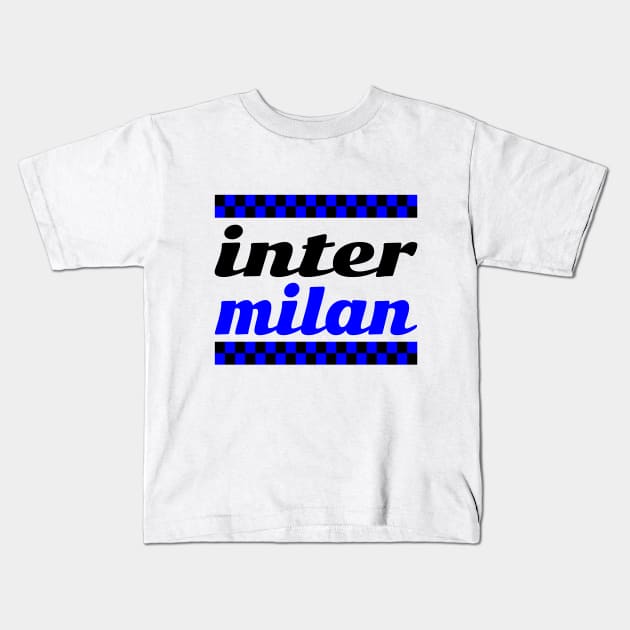 Inter Milan Classic Kids T-Shirt by Medo Creations